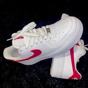 COPY - Nike Air Force 1 Low (Red Swoosh Detail)